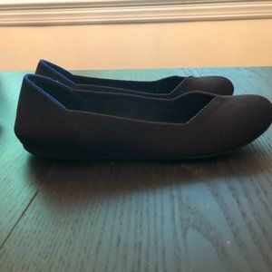Rothy's The Flat Round Toe Black Solid 6.5